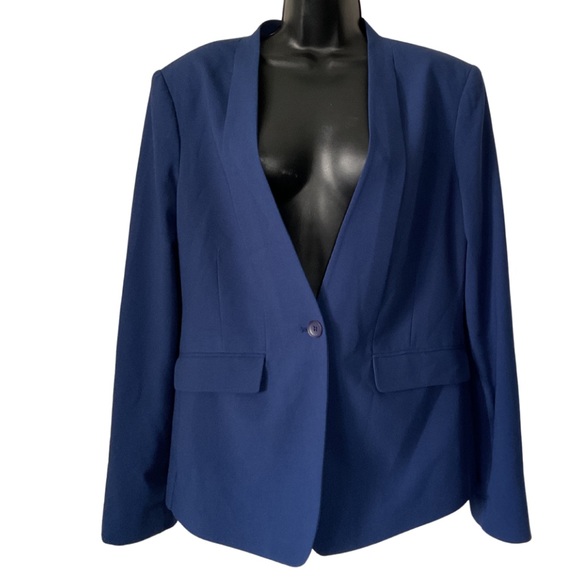 BCBGMaxAzria Jackets & Blazers - BCBGMAXAZRIA Blue Blazer Jacket- Large